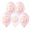 1103-3047 Шар с рисунком 14" Hello Baby Girl 2цв2с