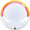 1202-4410 П BUBBLE DECO 24" Радуга и Облака