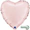 1204-1539 Г Б/РИС СЕРДЦЕ 18" Сатин Pastel Pink