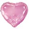1204-1755 К Б/РИС СЕРДЦЕ 18" Металлик Pink