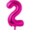 1207-2977 К ЦИФРА 2  40" Fuchsia