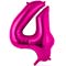 1207-2979 К ЦИФРА 4  40" Fuchsia