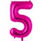 1207-2980 К ЦИФРА 5  40" Fuchsia
