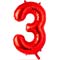 1207-2988 К ЦИФРА 3  40" Red