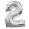 1207-3064 Ф ЦИФРА 2  40" Silver
