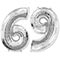 1207-3068 Ф ЦИФРА 6/9  40" Silver