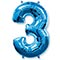 1207-3074 Ф ЦИФРА 3  40" Blue