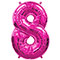 1207-3088 Ф ЦИФРА 8  40" Fuchsia