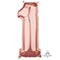 1207-3093 А ЦИФРА 1 26" Rose Gold
