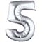 1207-3203 Г ЦИФРА 5  26" Silver