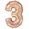 1207-3251 Ф ЦИФРА 3  40" Rose Gold