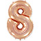 1207-3260 Ф ЦИФРА 8  40" Rose Gold