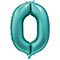 1207-3301 К ЦИФРА 0  40" Сатин Teal