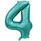 1207-3305 К ЦИФРА 4  40" Сатин Teal