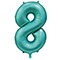 1207-3309 К ЦИФРА 8  40" Сатин Teal