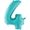 1207-3340 Г ЦИФРА 4  40" Пастель Blue