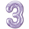 1207-3720 Р ЦИФРА 3  40" Пастель Lavender
