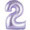 1207-5743 Г ЦИФРА 2  40" Сатин Lilac