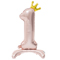 1207-5775 К ЦИФРА 1 32" Pink на подставке Корона