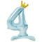 1207-5788 К ЦИФРА 4 32" Blue на подставке Корона