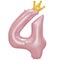 1207-5830 К ЦИФРА 4  45" Pink Корона