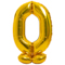 1207-5905 К ЦИФРА 0 65" Gold на подставке Макси