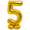 1207-5910 К ЦИФРА 5 65" Gold на подставке Макси