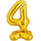 1207-5919 К ЦИФРА 4 50" Gold на подставке