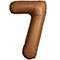 1207-6050 Ф ЦИФРА 7  40" SLIM Choco Brown
