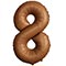 1207-6051 Ф ЦИФРА 8  40" SLIM Choco Brown