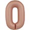 1207-6052 Ф ЦИФРА 0  40" SLIM Vintage Rose