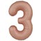 1207-6055 Ф ЦИФРА 3  40" SLIM Vintage Rose