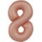 1207-6060 Ф ЦИФРА 8  40" SLIM Vintage Rose