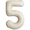 1207-6075 Ф ЦИФРА 5  40" SLIM Creamy Late