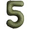 1207-6096 Ф ЦИФРА 5  40" SLIM Olive Green
