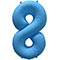 1207-6140 К ЦИФРА 8 40" Неон Blue