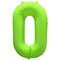 1207-6142 К ЦИФРА 0 40" Неон Green