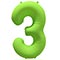 1207-6145 К ЦИФРА 3 40" Неон Green