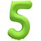 1207-6147 К ЦИФРА 5 40" Неон Green