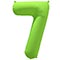 1207-6149 К ЦИФРА 7 40" Неон Green