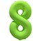 1207-6150 К ЦИФРА 8 40" Неон Green