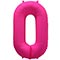 1207-6152 К ЦИФРА 0 40" Неон Pink