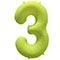 1207-6165 К ЦИФРА 3 40" Неон Yellow