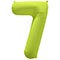 1207-6169 К ЦИФРА 7 40" Неон Yellow