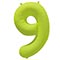 1207-6171 К ЦИФРА 9 40" Неон Yellow