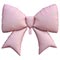 1207-6210 К ФИГУРА Бант розовый сатин