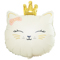 1207-6248 К ФИГУРА Кошечка с короной бежевая