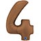 1207-6282 Г ЦИФРА 4  40" Сатин Chocolate