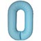 1207-6319 Ф ЦИФРА 0  40" SLIM Matte Baby Blue