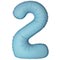 1207-6323 Ф ЦИФРА 2  40" SLIM Matte Baby Blue